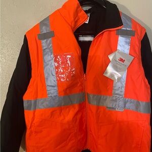 Tenacious Ergodyne Work Gear #8287 High Visibility Orange Safety Jacket-Size 2X